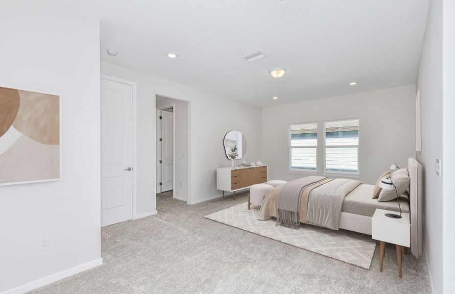 Furnished interior view inside a new home in Vida's Way, Wesley Chapel (Image 8).