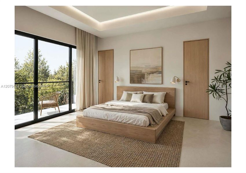 Furnished interior view inside a new home in , Miami (Image 8). Furnished interior view inside a new home in , Miami (Image 8).