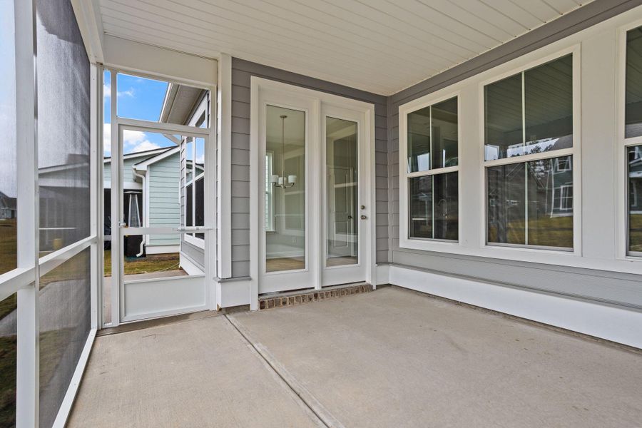 Front exterior of a new home in High Point at Foxbank, Moncks Corner, SC, highlighting curb appeal (Image 15).