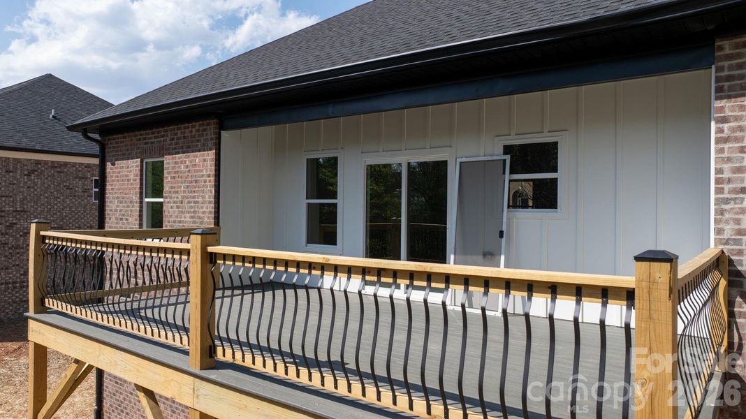 Exterior details and patio area of a home in , Conover (Image 22). Exterior details and patio area of a home in , Conover (Image 22).