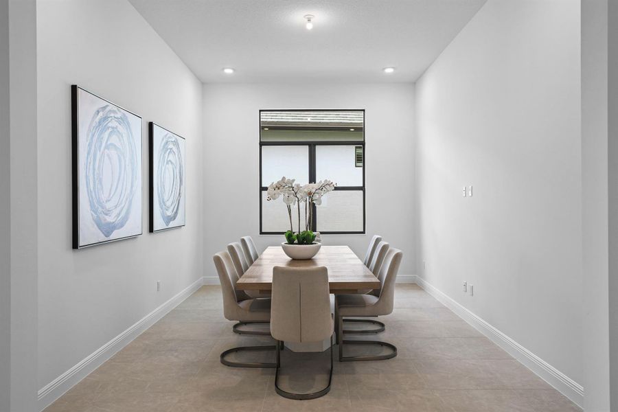 Furnished interior view inside a new home in Cresswind Palm Beach at Westlake, The Acreage (Image 6).