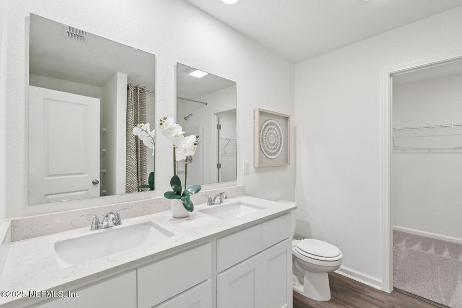 Furnished interior view inside a new home in Kings Landing, Jacksonville (Image 17). Furnished interior view inside a new home in Kings Landing, Jacksonville (Image 17).