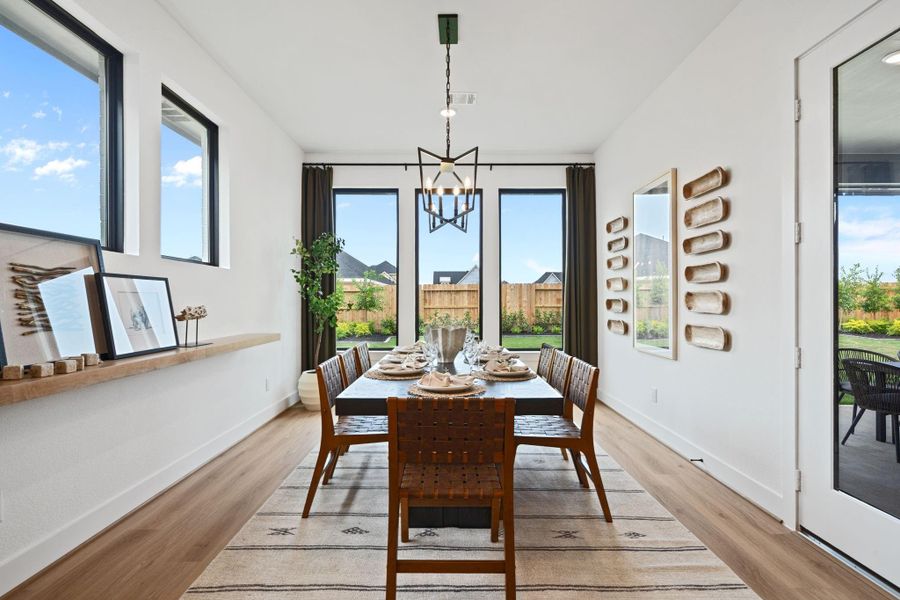 Dining room *Representative photo of a furnished model of the same plan*
