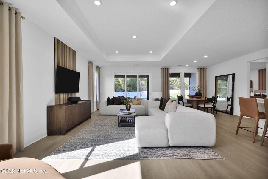 Furnished interior view inside a new home in Double Branch, Middleburg (Image 11).