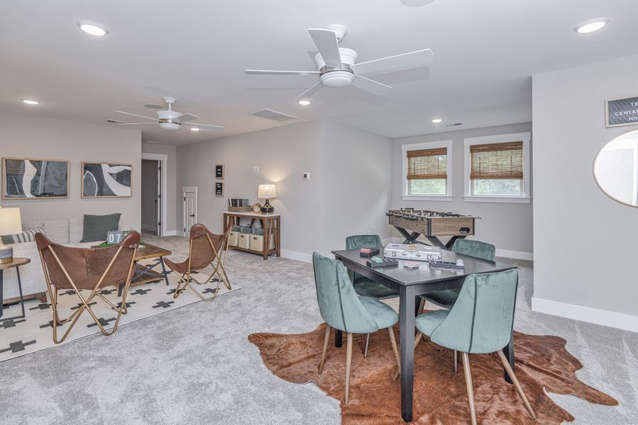 Representative furnished interior of a home built from the Putnam by Center Park Homes in Central Estates, Summerville (Image 10). Representative furnished interior of a home built from the Putnam by Center Park Homes in Central Estates, Summerville (Image 10).