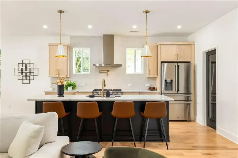 Furnished interior view inside a new home in , Atlanta (Image 33).
