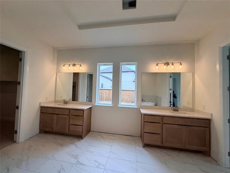 Furnished interior view inside a new home in Sweetgrass, Haslet (Image 4).