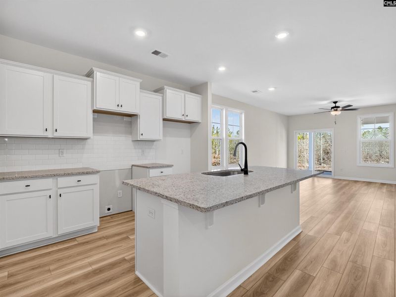 Furnished interior view inside a new home in Old Charleston Acres, Pelion (Image 9).