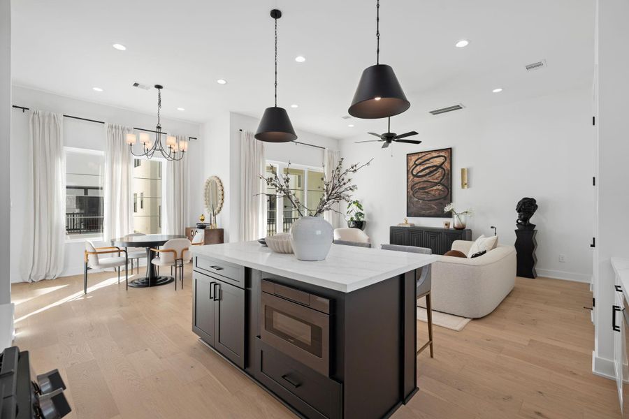 Furnished interior view inside a new home in , Houston (Image 11). Furnished interior view inside a new home in , Houston (Image 11).