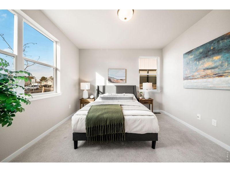 Furnished interior view inside a new home in , Fort Collins (Image 22).