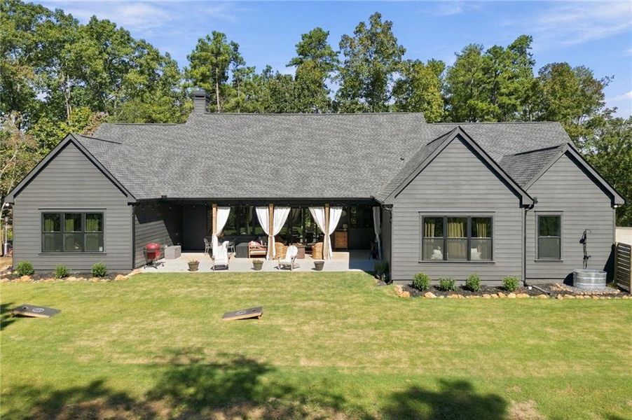 Exterior details and patio area of a home in , Cartersville (Image 27).