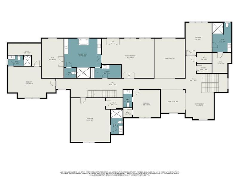 2D floor plan layout of this home in , Alpharetta, GA (Image 7).