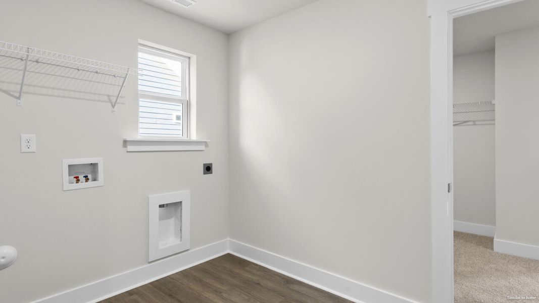 Spacious, unfurnished interior of a new home in The Haven at Indigo Preserve, Leland (Image 45).