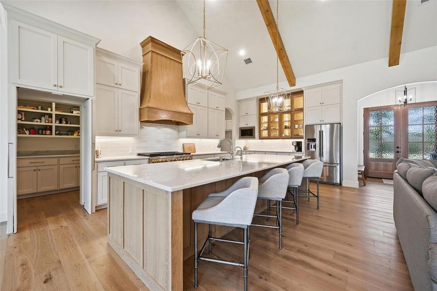 Furnished interior view inside a new home in , Weatherford (Image 36).