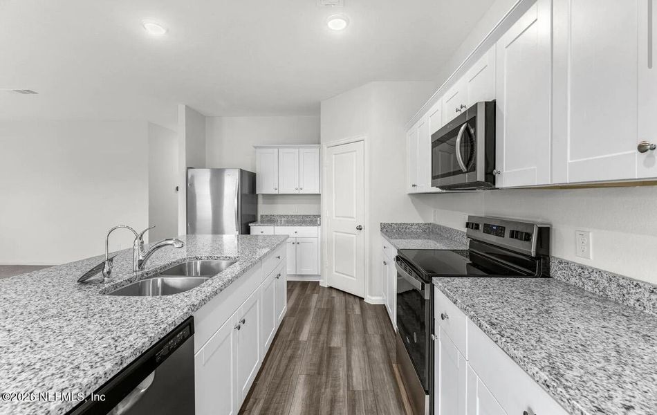 Furnished interior view inside a new home in , Jacksonville (Image 9).