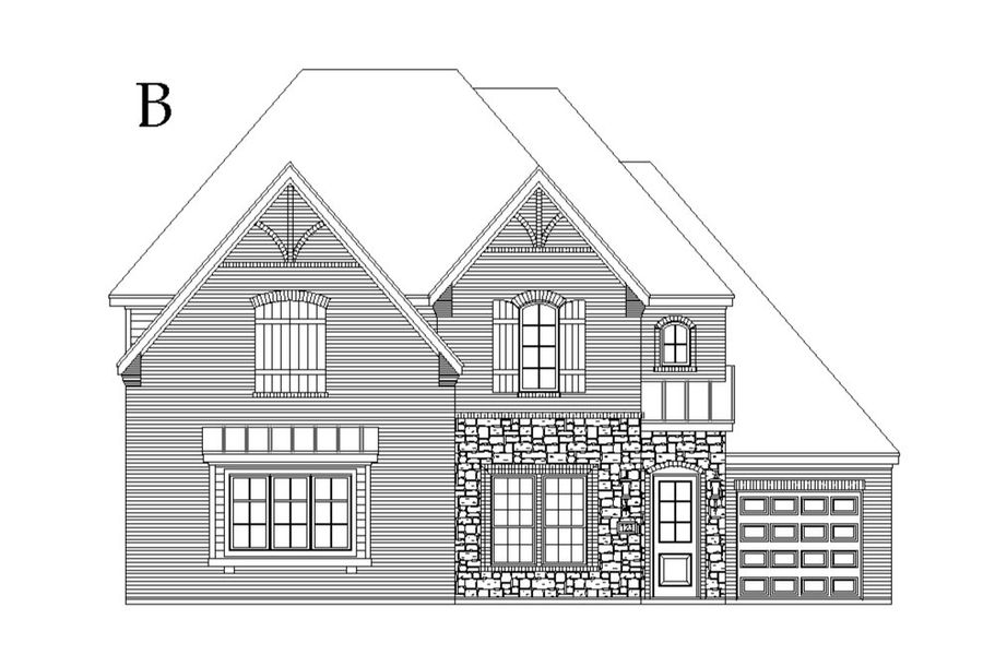 Representative rendering of the exterior for the Preston by Windsor Homes (Image 6).