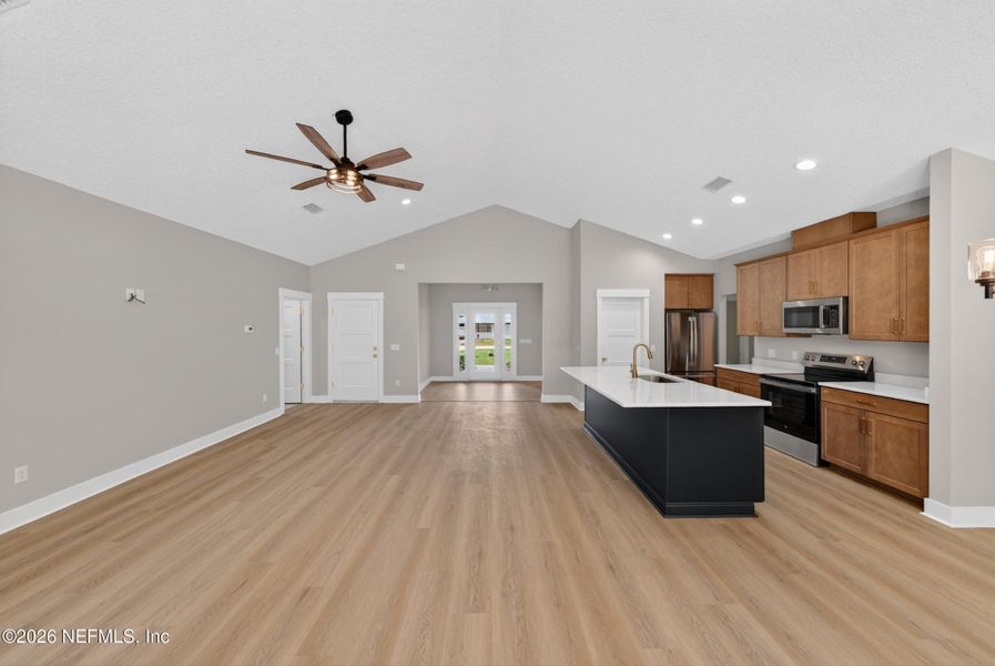 Furnished interior view inside a new home in , Macclenny (Image 13).