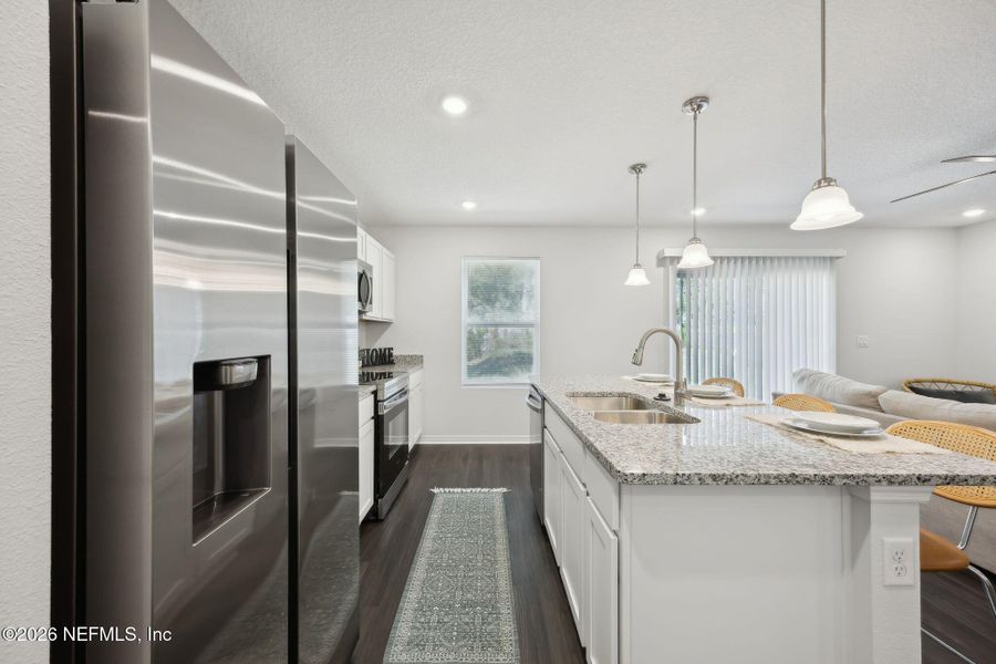 Furnished interior view inside a new home in , Jacksonville (Image 9).