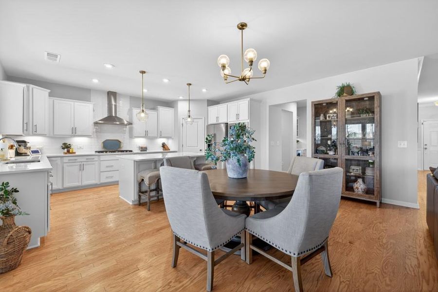 Furnished interior view inside a new home in Reunion, Flowery Branch (Image 20).