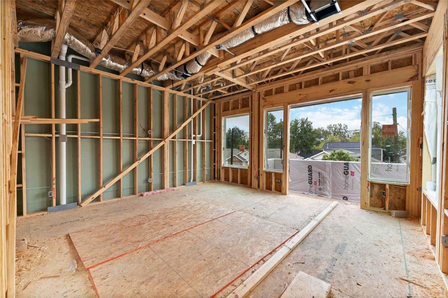 In-progress construction of a new home in , Houston, TX (Image 32).