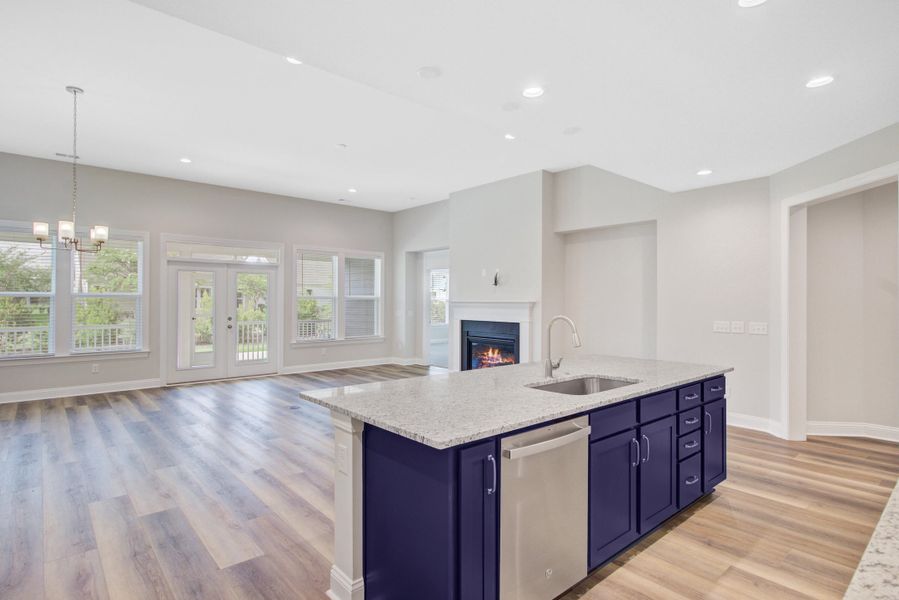Furnished interior view inside a new home in , Summerville (Image 14). Furnished interior view inside a new home in , Summerville (Image 14).