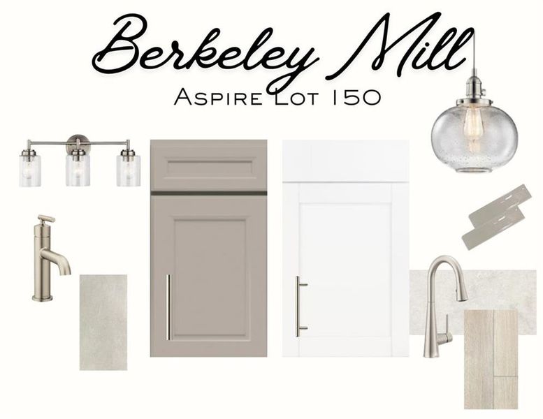 Sample of building materials used in homes in Berkeley Mill, Cumming (Image 23).