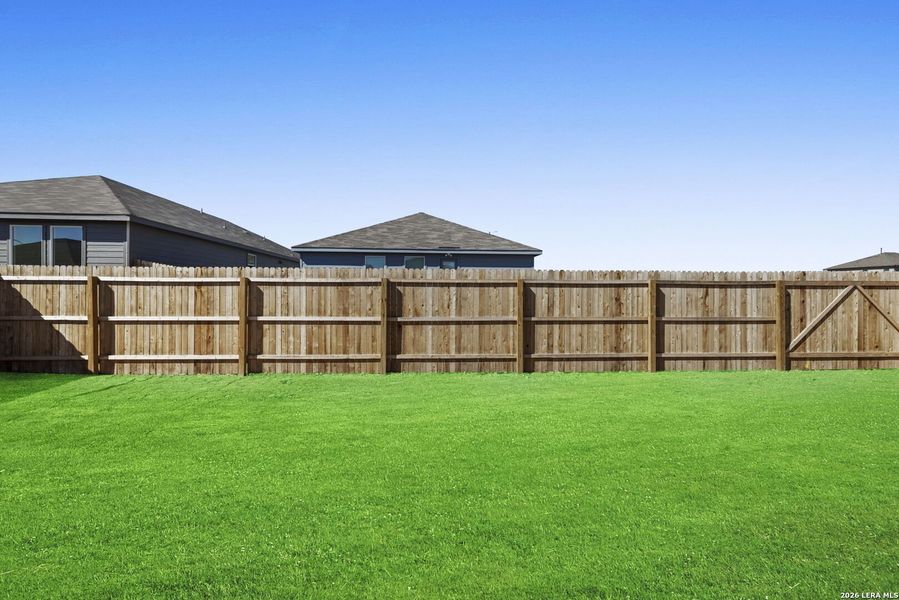 Exterior details and patio area of a home in Voss Farms: Watermill Collection, New Braunfels (Image 2).