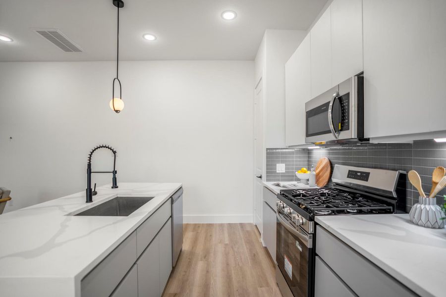 Furnished interior view inside a new home in , Houston (Image 32).
