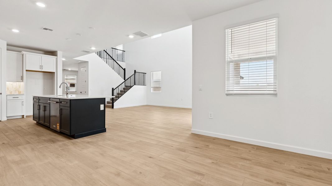 Representative unfurnished interior of a home built from the Phoenician by D.R. Horton in The Ridge at Stone Butte, Phoenix (Image 21). Representative unfurnished interior of a home built from the Phoenician by D.R. Horton in The Ridge at Stone Butte, Phoenix (Image 21).