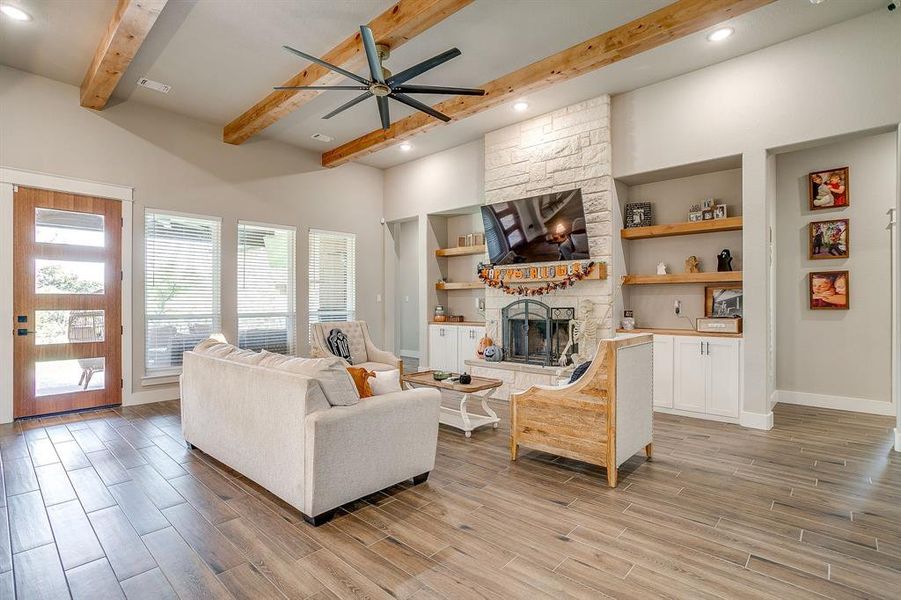 Furnished interior view inside a new home in , Weatherford (Image 27).