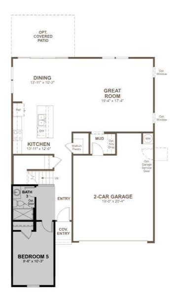 1st Floorplan - Representative Photo