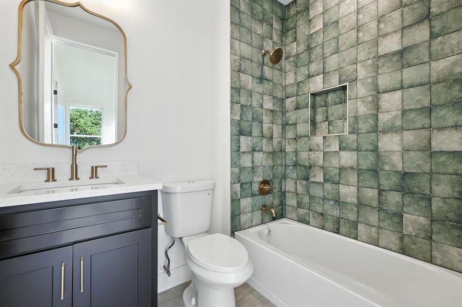 Furnished interior view inside a new home in , Roanoke (Image 7).