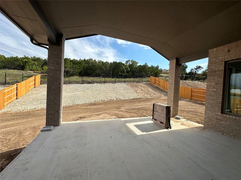 Rear Covered Patio