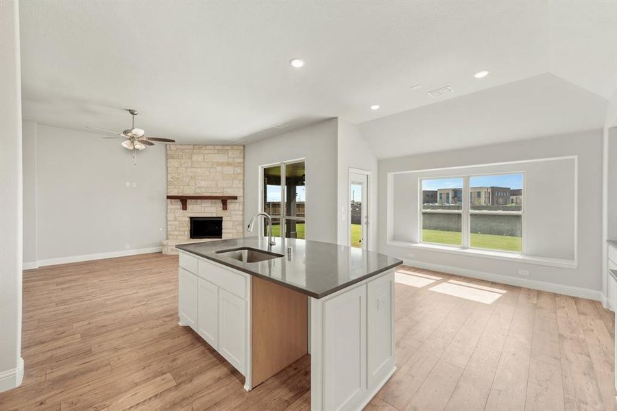 Furnished interior view inside a new home in Silo Mills Classic 70, Cleburne (Image 15).