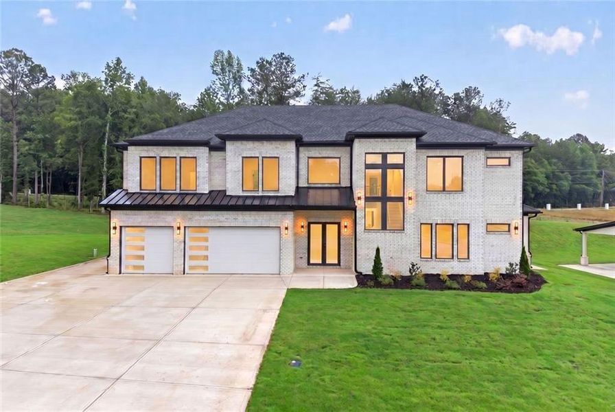 Front exterior of a new home in , Auburn, GA, highlighting curb appeal (Image 27). Front exterior of a new home in , Auburn, GA, highlighting curb appeal (Image 27).