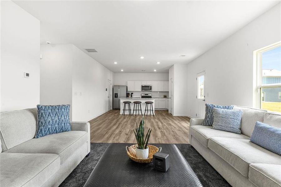 Furnished interior view inside a new home in Alder Park, Conyers (Image 18).