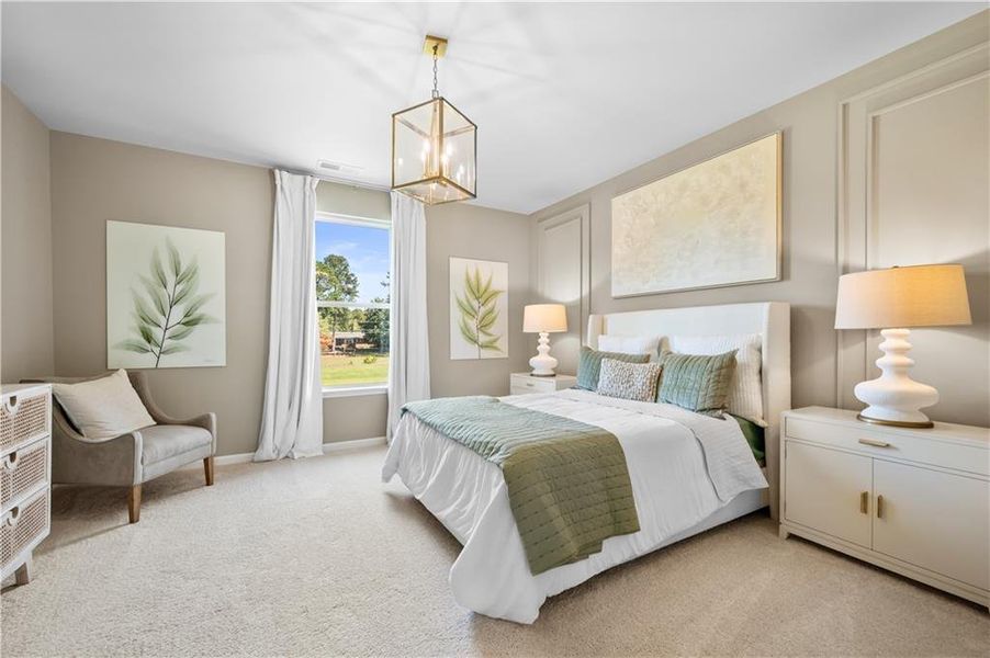 Furnished interior view inside a new home in Adagio, Dacula (Image 16).