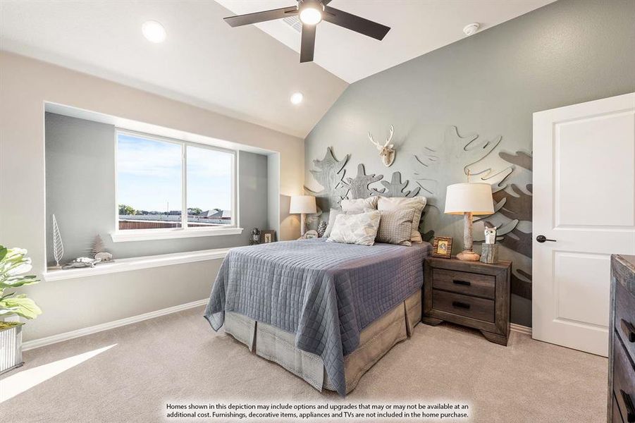 Furnished interior view inside a new home in Hayes Crossing, Midlothian (Image 34).
