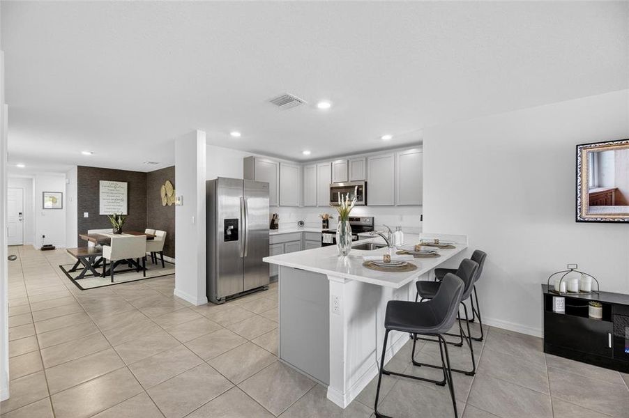 Furnished interior view inside a new home in Berry Bay, Wimauma (Image 38).