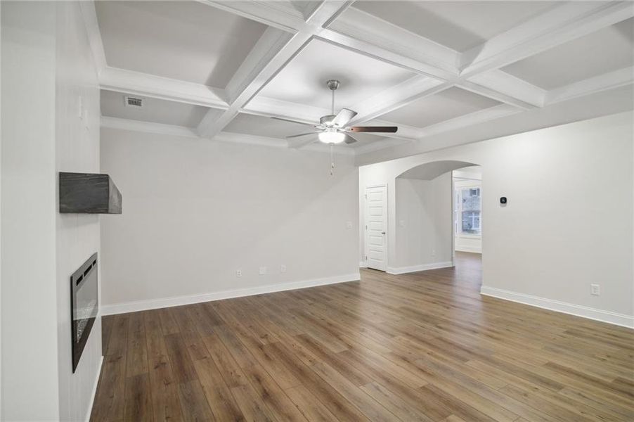 Spacious, unfurnished interior of a new home in Pinecrest Ridge, Dacula (Image 48). Spacious, unfurnished interior of a new home in Pinecrest Ridge, Dacula (Image 48).