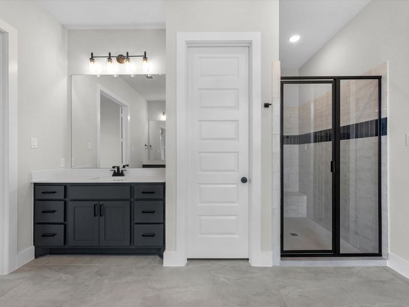Furnished interior view inside a new home in Dunham Pointe, Cypress (Image 4).