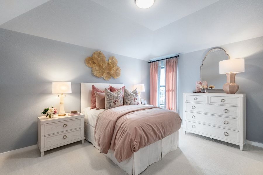 Representative Secondary Bedroom - some options shown Representative Secondary Bedroom - some options shown