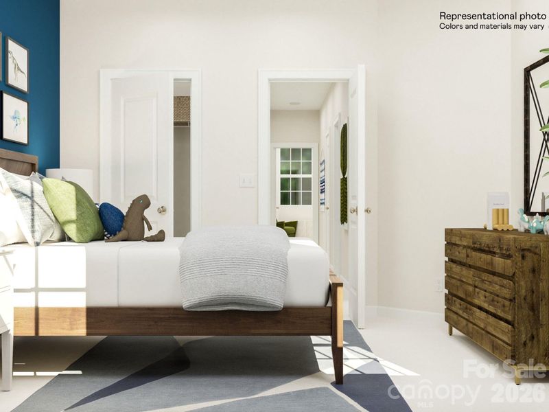 Furnished interior view inside a new home in The Vines, Charlotte (Image 13).