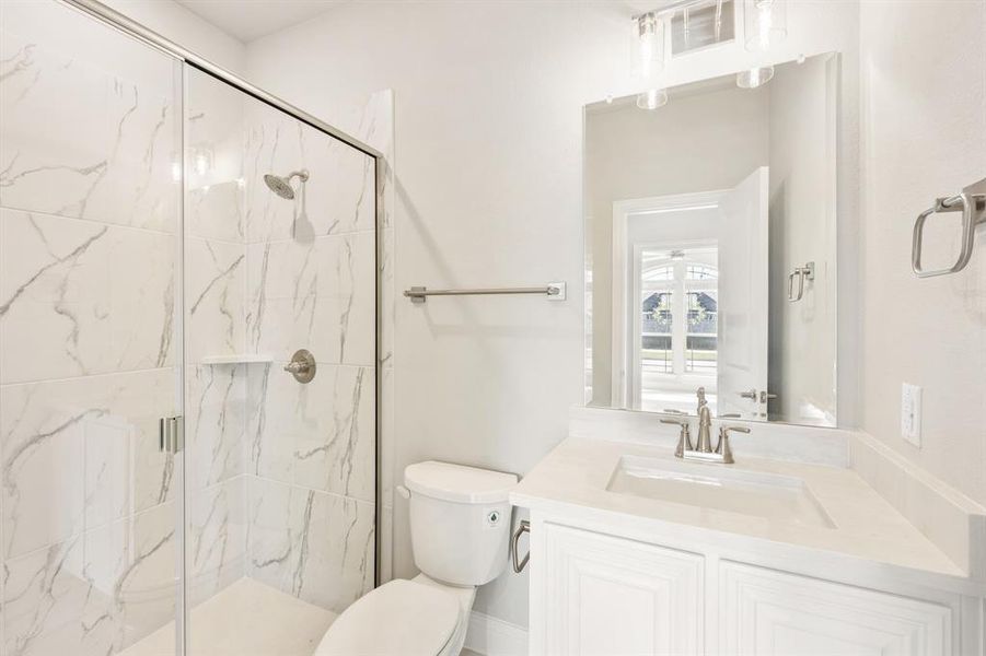 Furnished interior view inside a new home in Union Park Classic 55, Little Elm (Image 13). Furnished interior view inside a new home in Union Park Classic 55, Little Elm (Image 13).