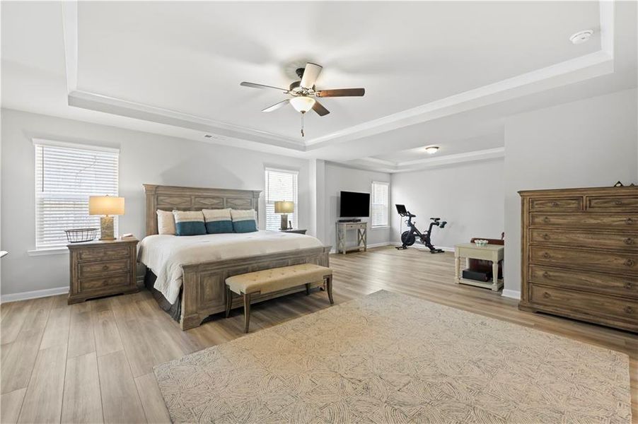 Furnished interior view inside a new home in , Atlanta (Image 36).