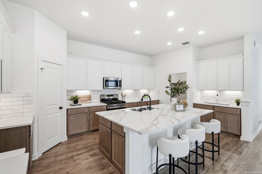 Furnished interior view inside a new home in The Crossvine, Schertz (Image 8).