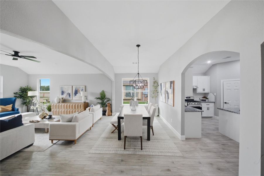 Furnished interior view inside a new home in , Deer Park (Image 8).