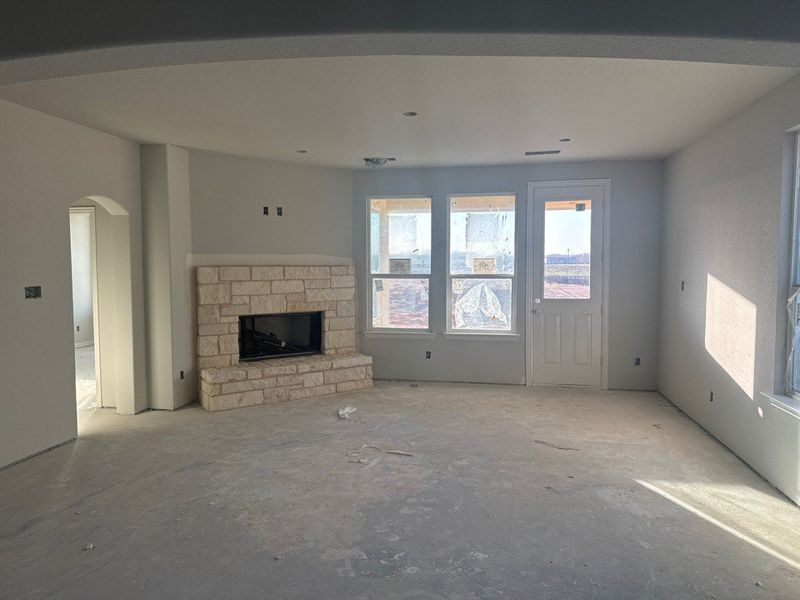 In-progress construction of a new home in Covenant Park, Springtown, TX (Image 5).