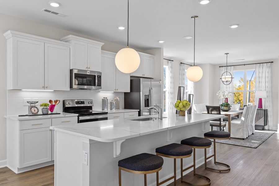 Representative furnished interior of a home built from the Waterlily - Vanguard Collection by Mungo Homes in Renaissance at White Oak, Garner (Image 3).