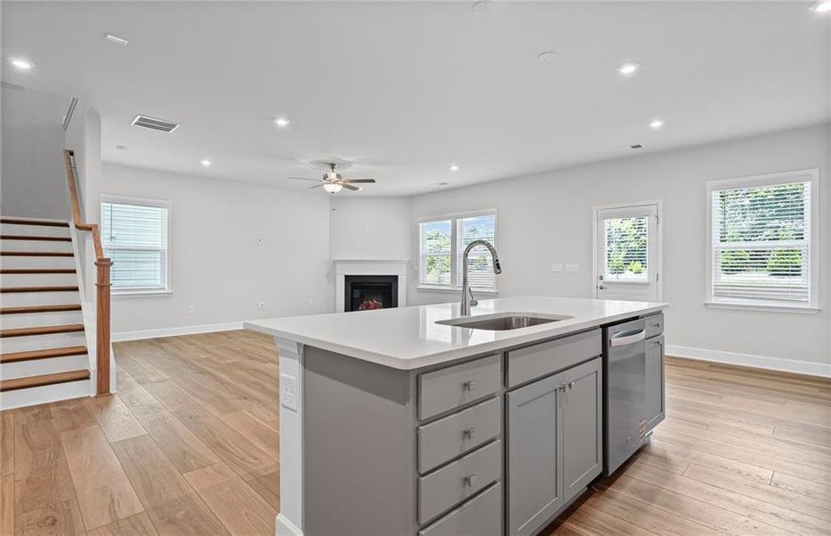 Furnished interior view inside a new home in Anderson Point Estates, McDonough (Image 4).